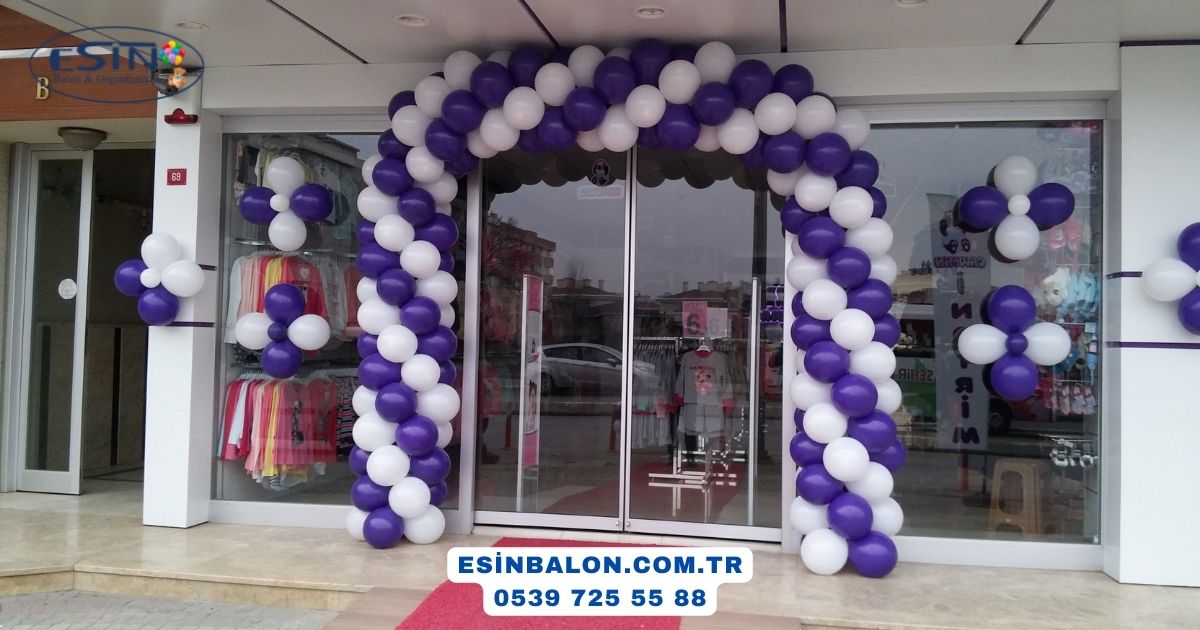 Kurumsal marka logo balon süsleme — Esin Balon B2B