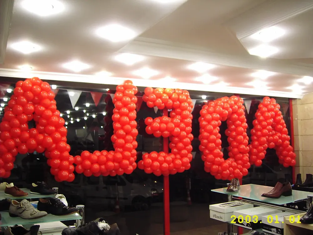 Balondan Yazı çalışması — Esin Balon İstanbul