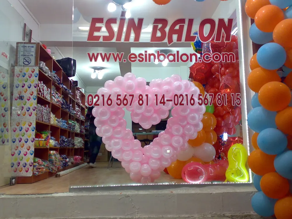 Balondan Yazı çalışması — Esin Balon İstanbul