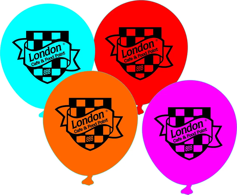 Baskılı Balon örneği, profesyonel kurulum — Esin Balon
