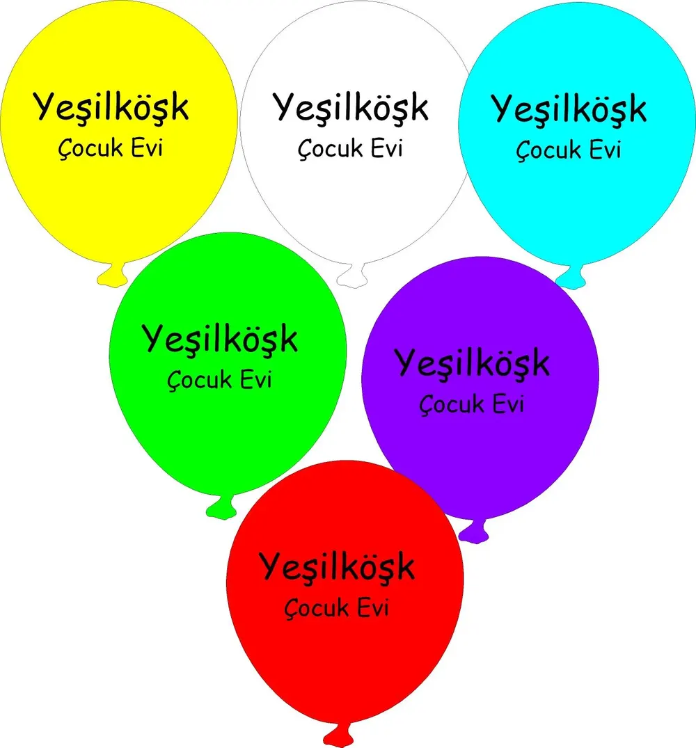 Baskılı Balon çalışması — Esin Balon İstanbul