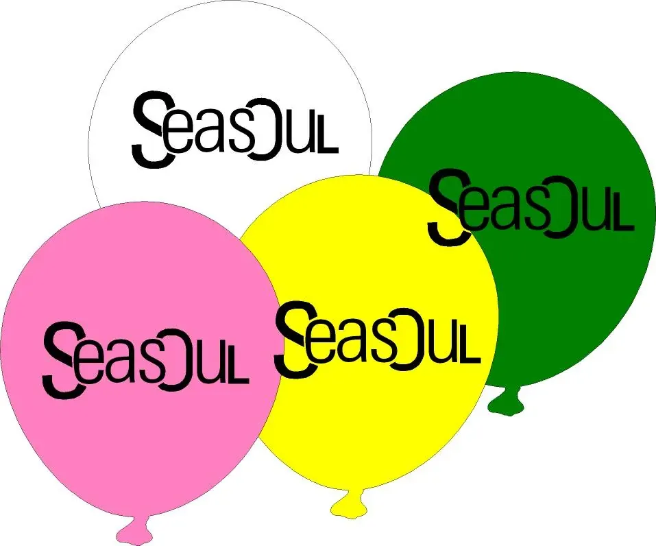 Baskılı Balon örneği, profesyonel kurulum — Esin Balon