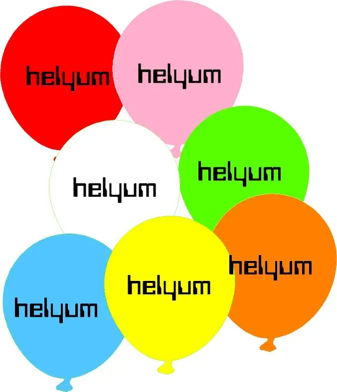 İstanbul baskılı balon uygulaması — Esin Balon organizasyon