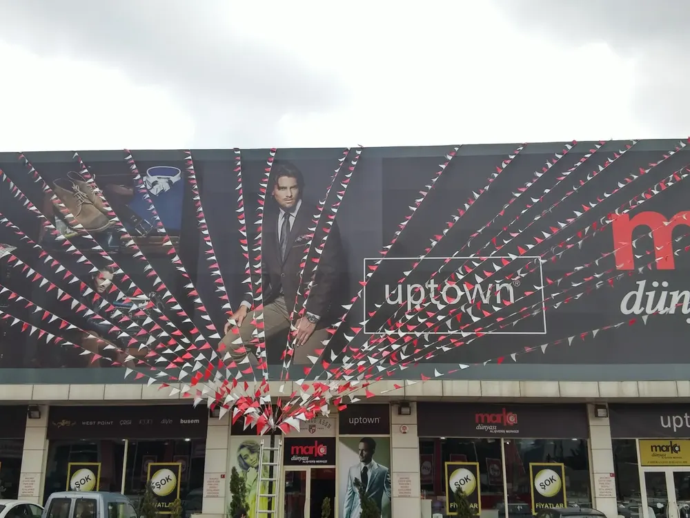 Bayrak Süsleme çalışması — Esin Balon İstanbul