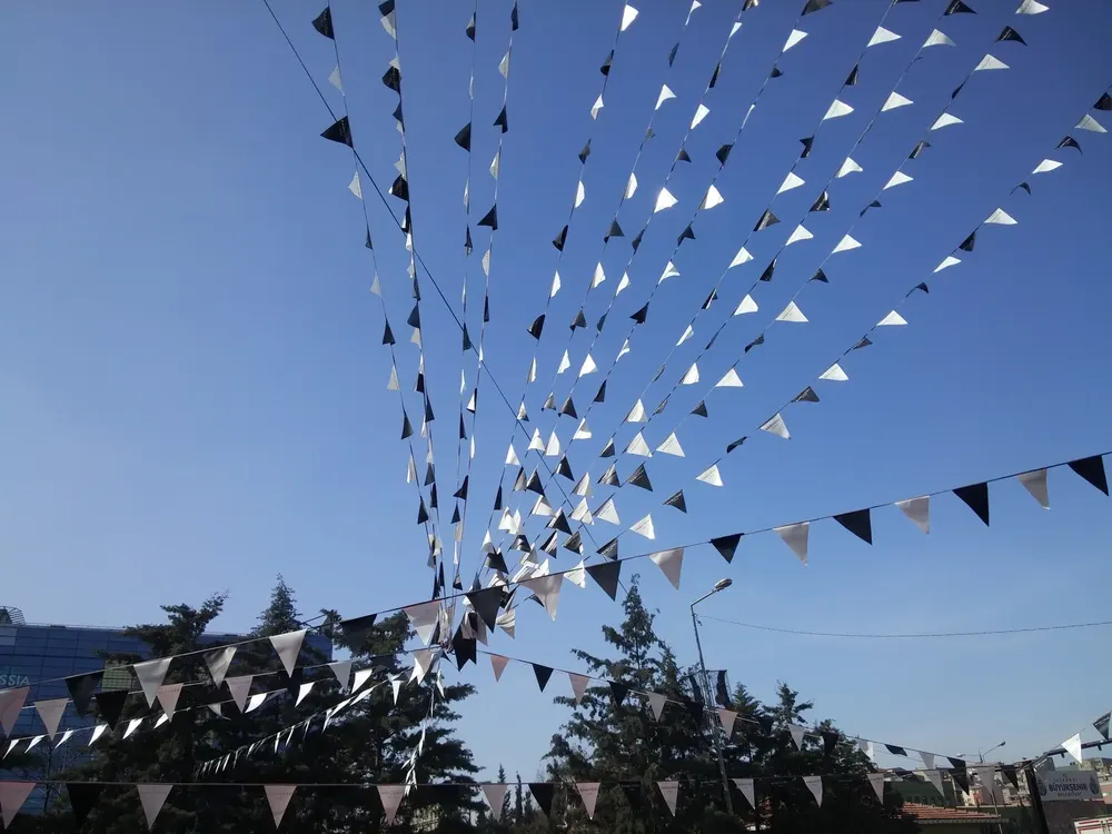 Bayrak Süsleme çalışması — Esin Balon İstanbul