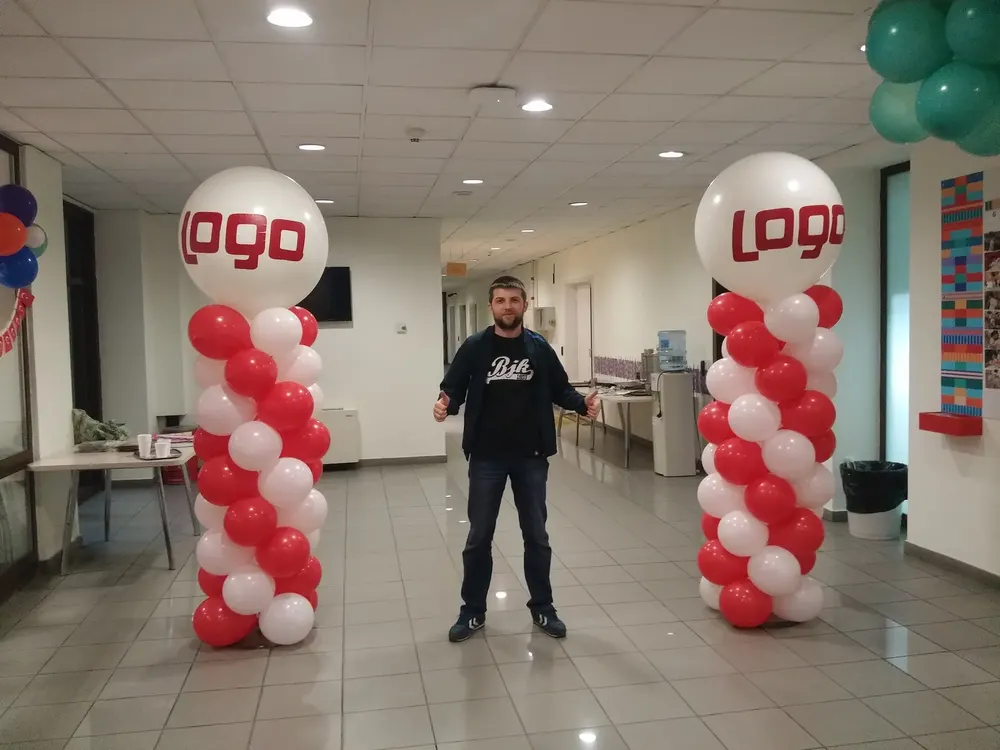 Dikme Sütun Balon Süsleme çalışması — Esin Balon İstanbul