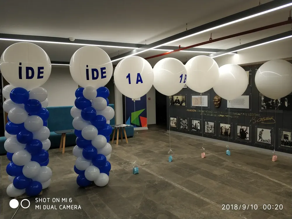 Dikme Sütun Balon Süsleme çalışması — Esin Balon İstanbul
