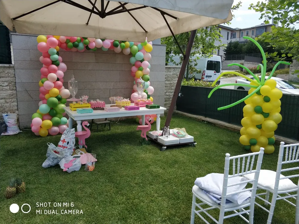Doğum Günü Balon Süsleme çalışması — Esin Balon İstanbul