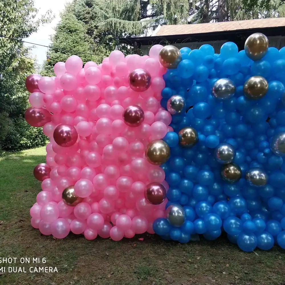 Doğum Günü Balon Süsleme örneği, profesyonel kurulum — Esin Balon