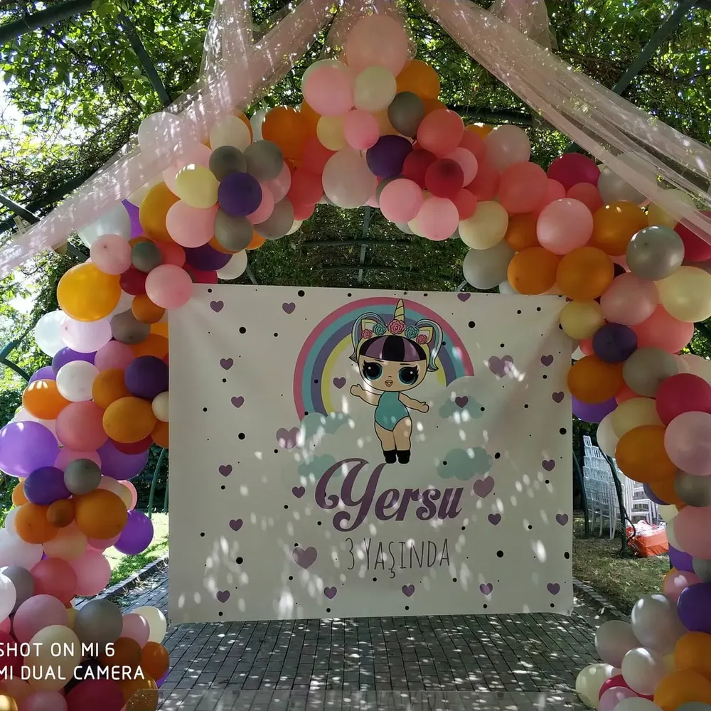 İstanbul doğum günü balon süsleme uygulaması — Esin Balon organizasyon