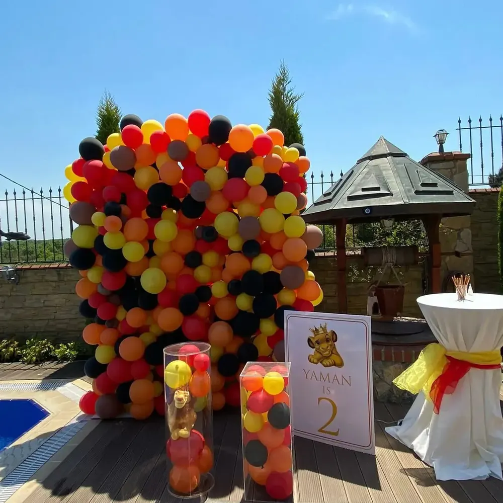 İstanbul doğum günü balon süsleme uygulaması — Esin Balon organizasyon