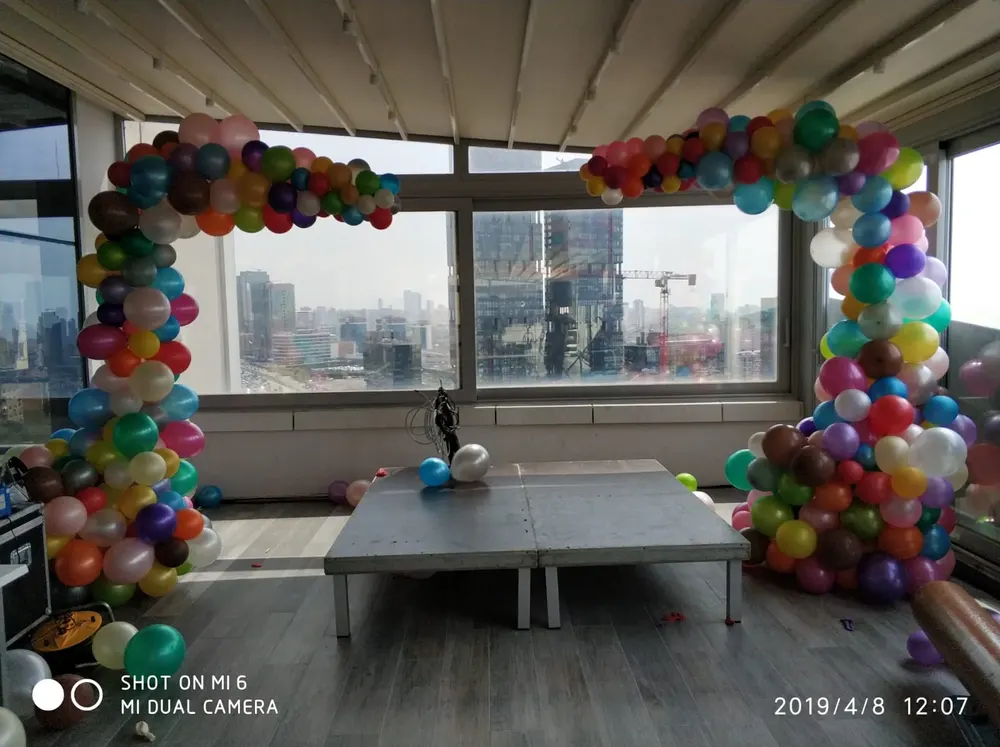 Doğum Günü Balon Süsleme çalışması — Esin Balon İstanbul