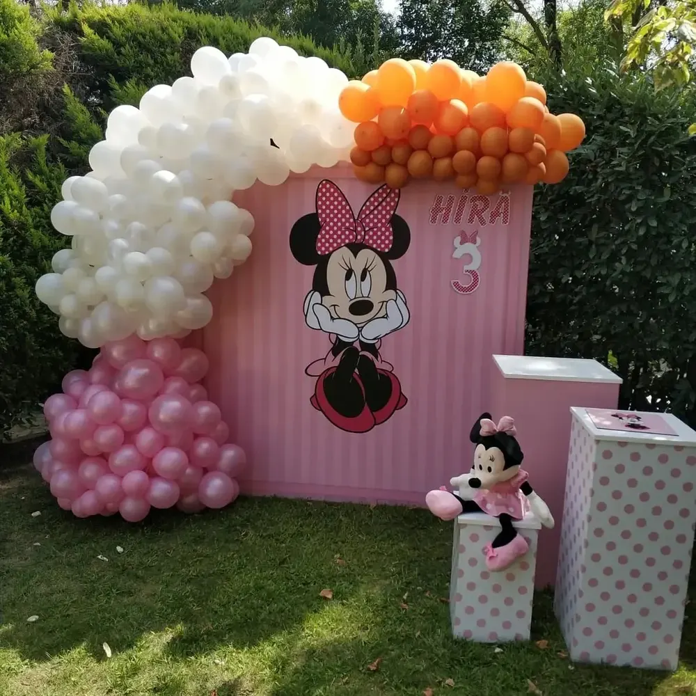 Doğum Günü Balon Süsleme örneği, profesyonel kurulum — Esin Balon