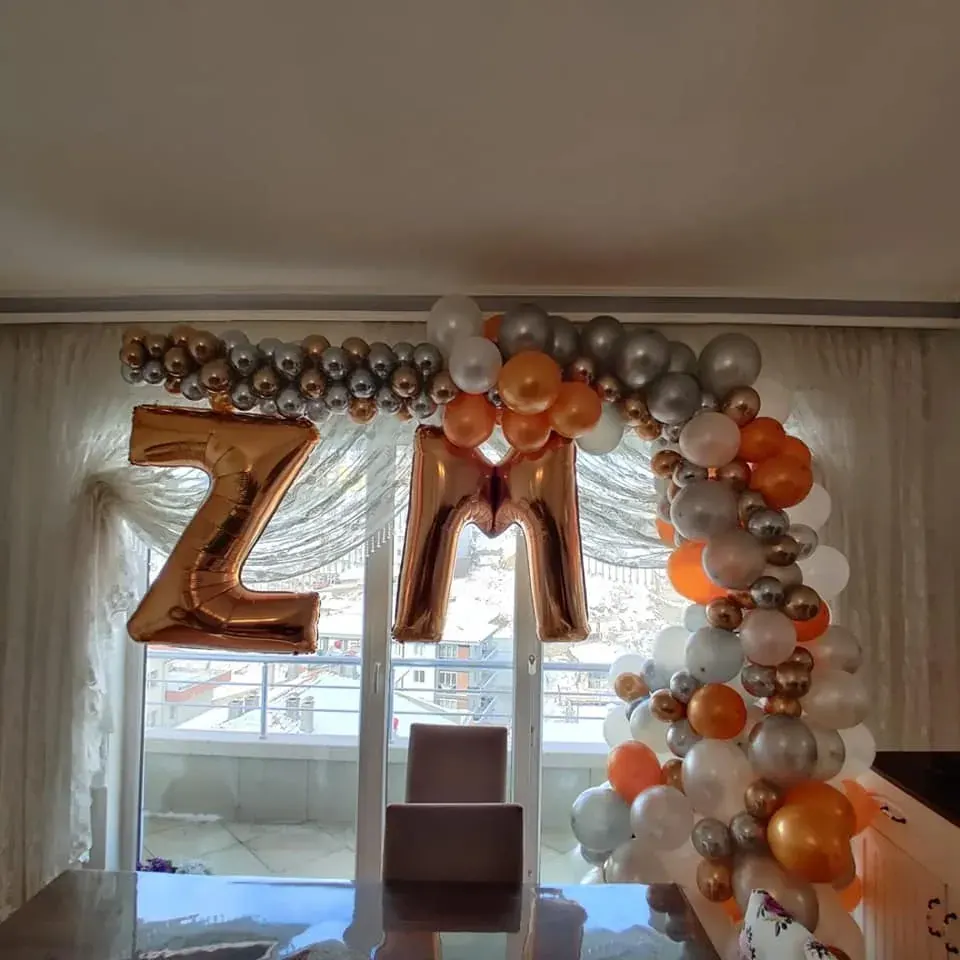 Doğum Günü Balon Süsleme çalışması — Esin Balon İstanbul