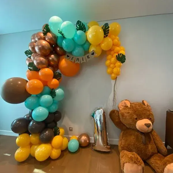 Doğum Günü Balon Süsleme çalışması — Esin Balon İstanbul