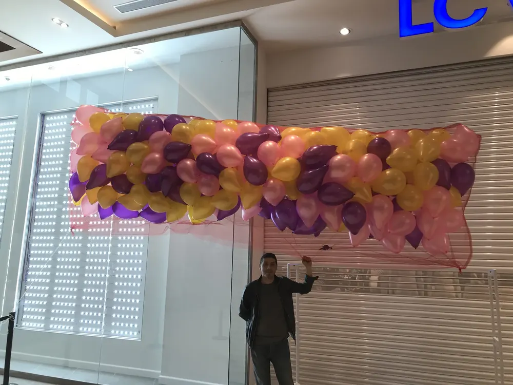 İstanbul dökme balon uygulaması — Esin Balon organizasyon