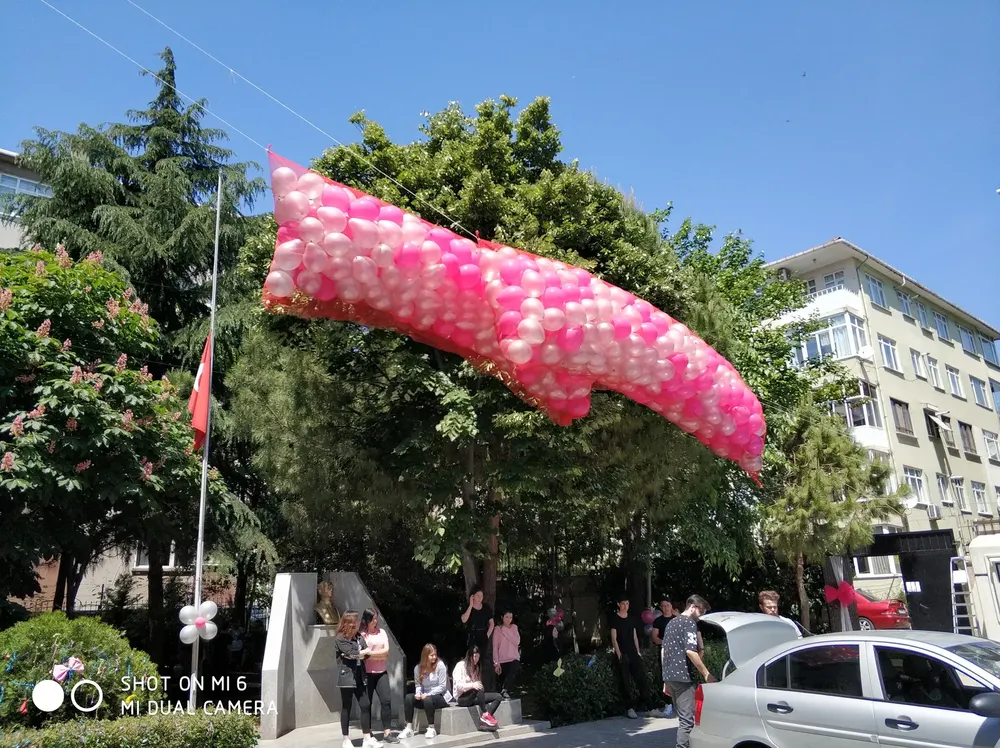 İstanbul dökme balon uygulaması — Esin Balon organizasyon