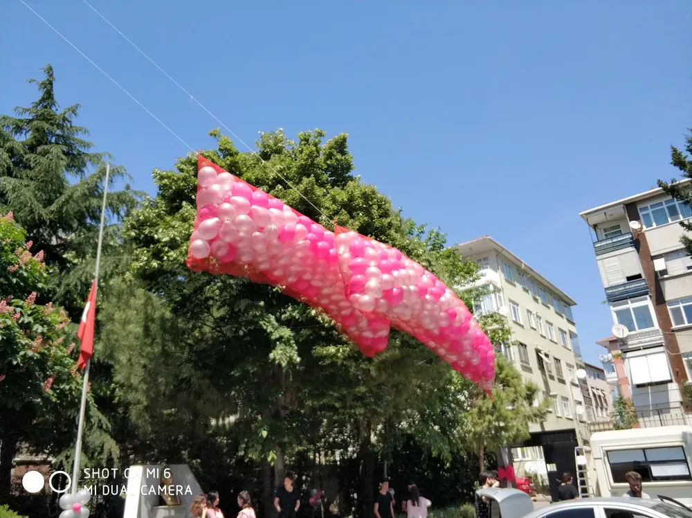 Dökme Balon çalışması — Esin Balon İstanbul