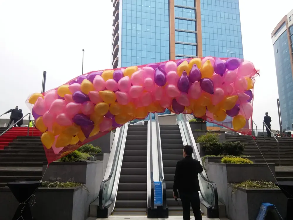 Dökme Balon çalışması — Esin Balon İstanbul