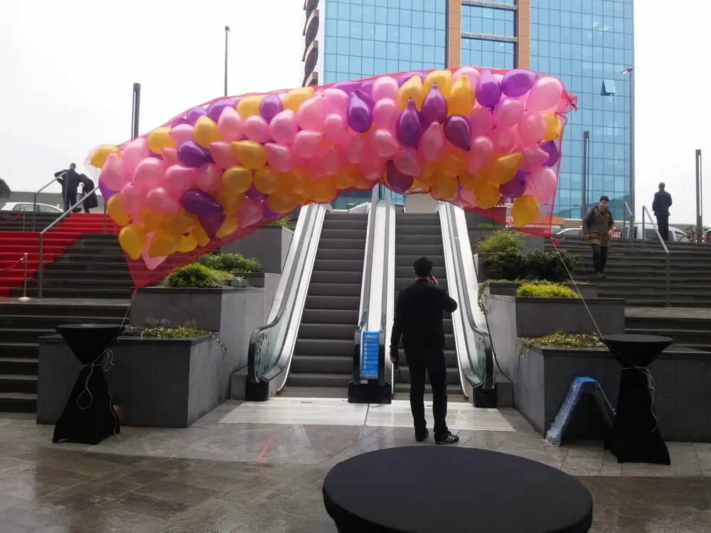 Dökme Balon çalışması — Esin Balon İstanbul