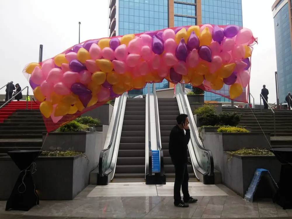 İstanbul dökme balon uygulaması — Esin Balon organizasyon