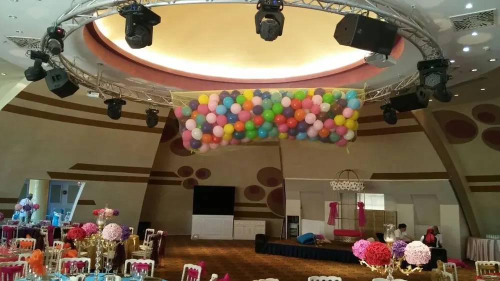 Dökme Balon örneği, profesyonel kurulum — Esin Balon