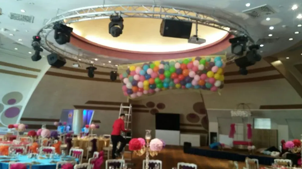 Dökme Balon örneği, profesyonel kurulum — Esin Balon