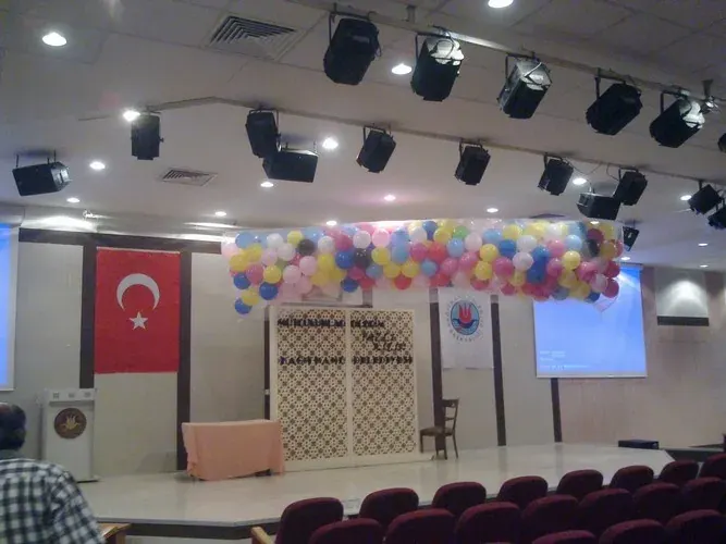 Dökme Balon örneği, profesyonel kurulum — Esin Balon