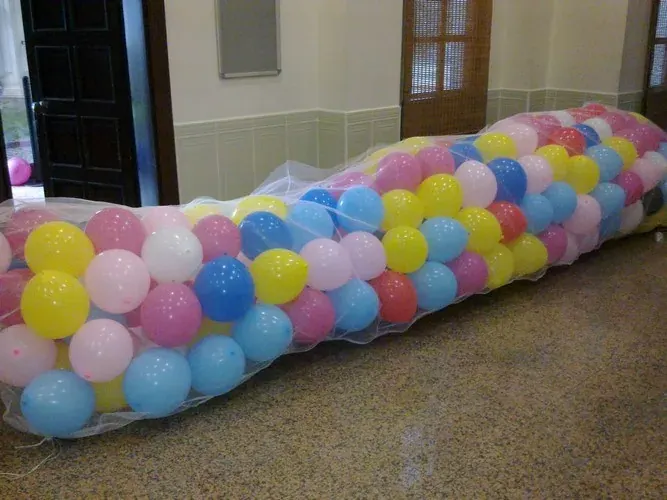 Dökme Balon örneği, profesyonel kurulum — Esin Balon