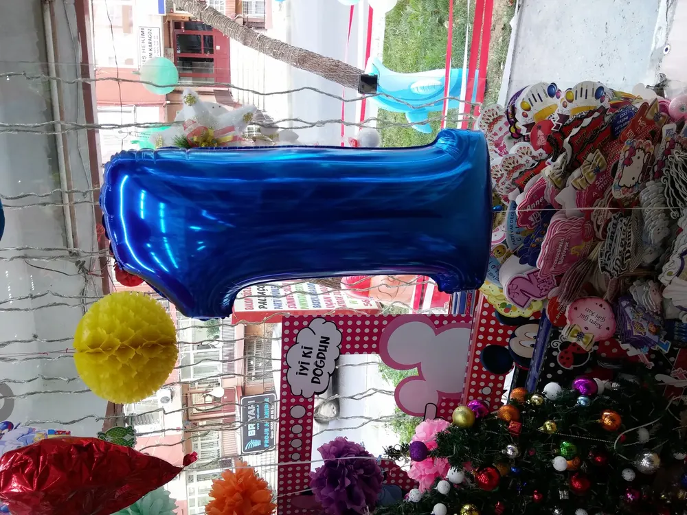 Folyo Harf ve Rakam Balon çalışması — Esin Balon İstanbul