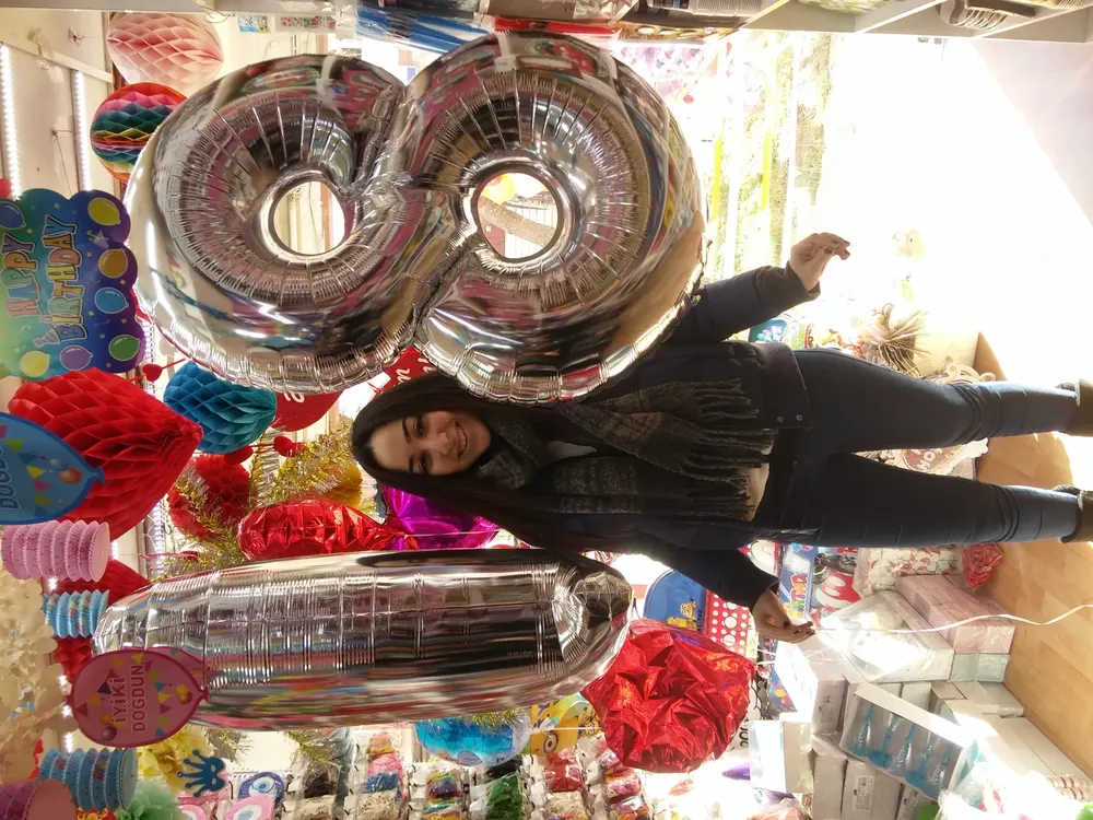 İstanbul folyo harf ve rakam balon uygulaması — Esin Balon organizasyon