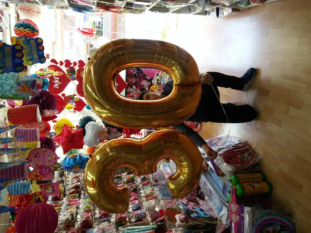 İstanbul folyo harf ve rakam balon uygulaması — Esin Balon organizasyon