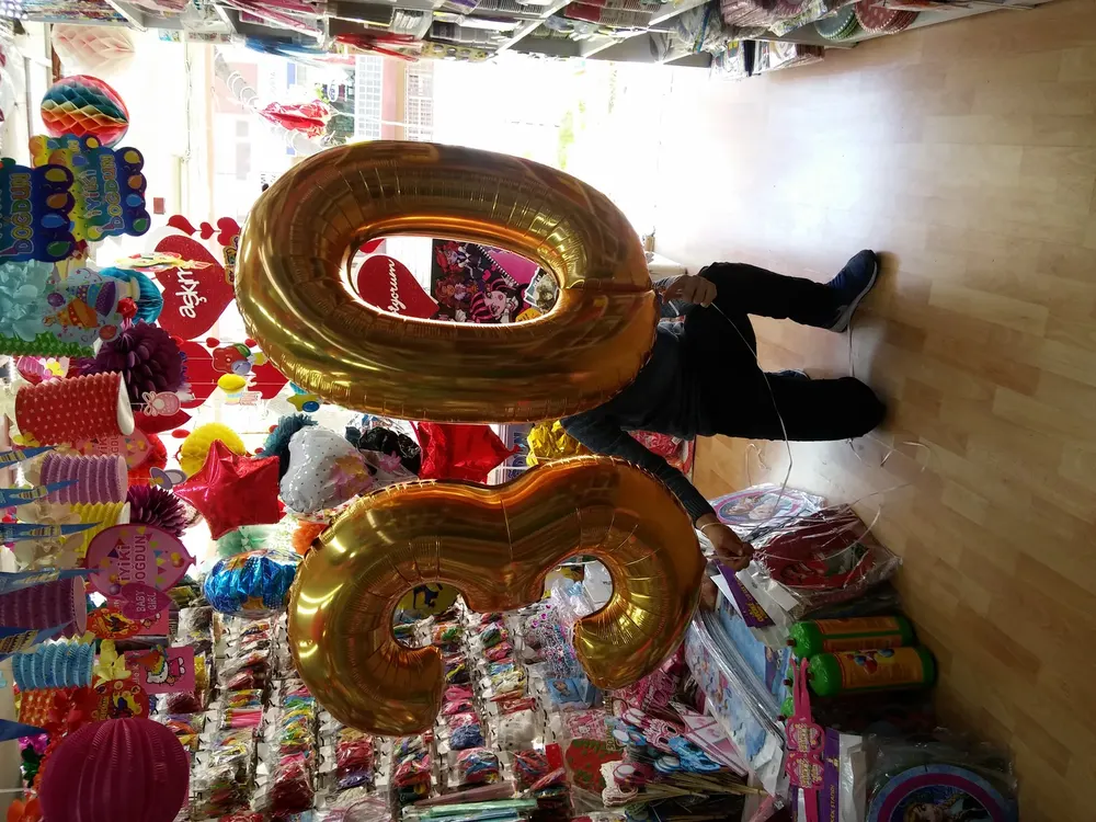 Folyo Harf ve Rakam Balon çalışması — Esin Balon İstanbul