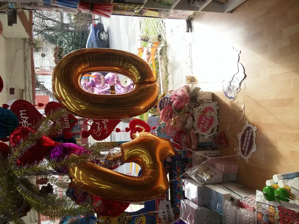 Folyo Harf ve Rakam Balon çalışması — Esin Balon İstanbul
