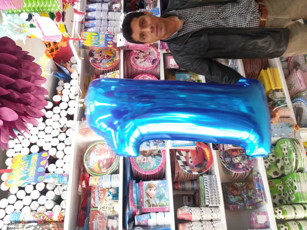Folyo Harf ve Rakam Balon çalışması — Esin Balon İstanbul
