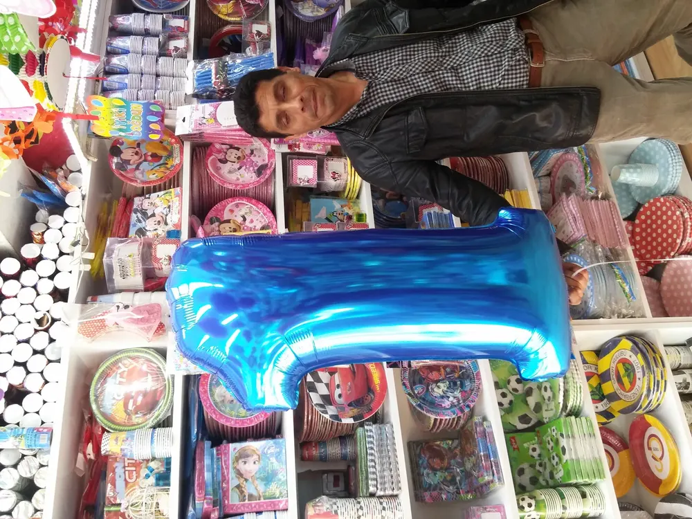 Folyo Harf ve Rakam Balon çalışması — Esin Balon İstanbul