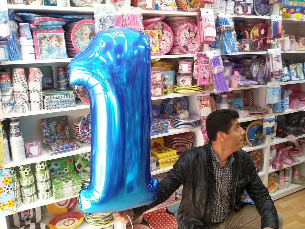 İstanbul folyo harf ve rakam balon uygulaması — Esin Balon organizasyon