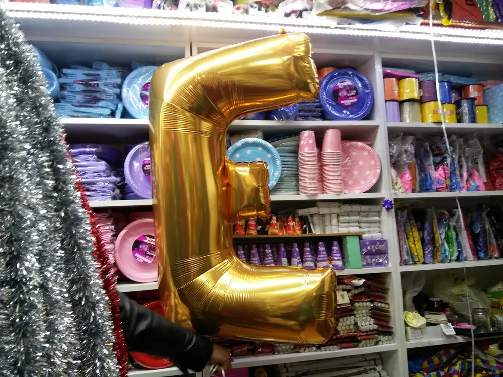 Folyo Harf ve Rakam Balon çalışması — Esin Balon İstanbul