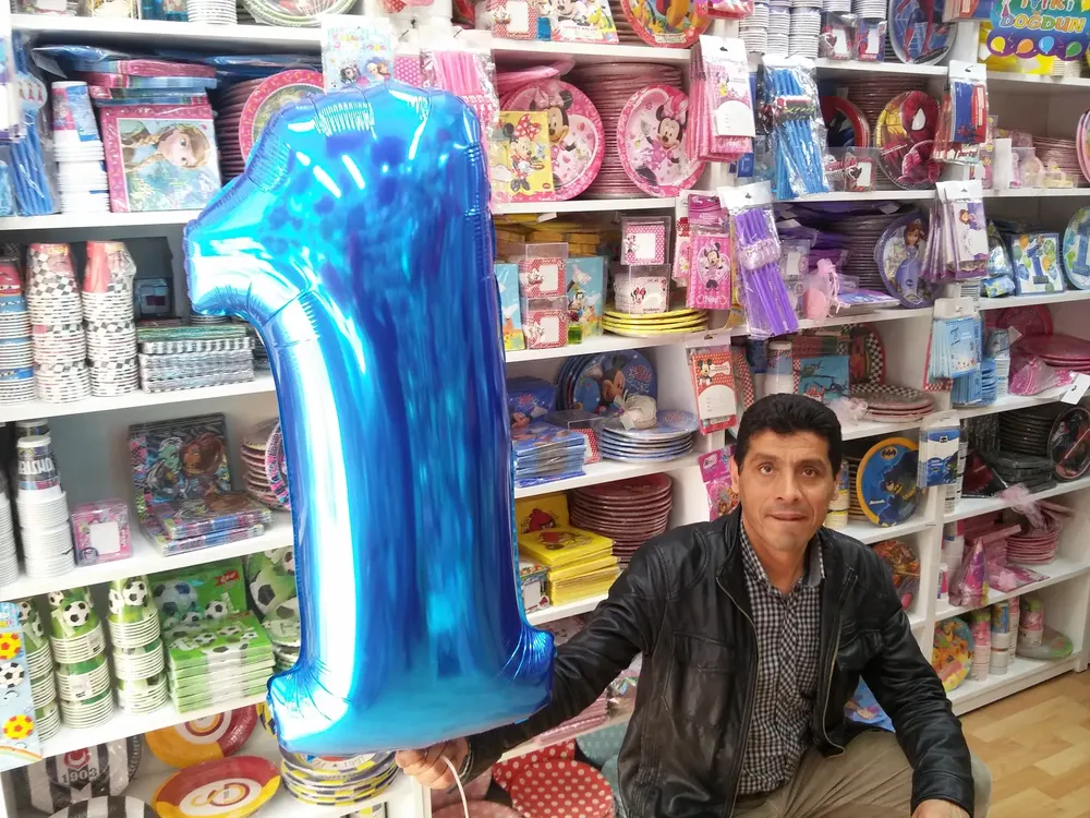 Folyo Harf ve Rakam Balon çalışması — Esin Balon İstanbul