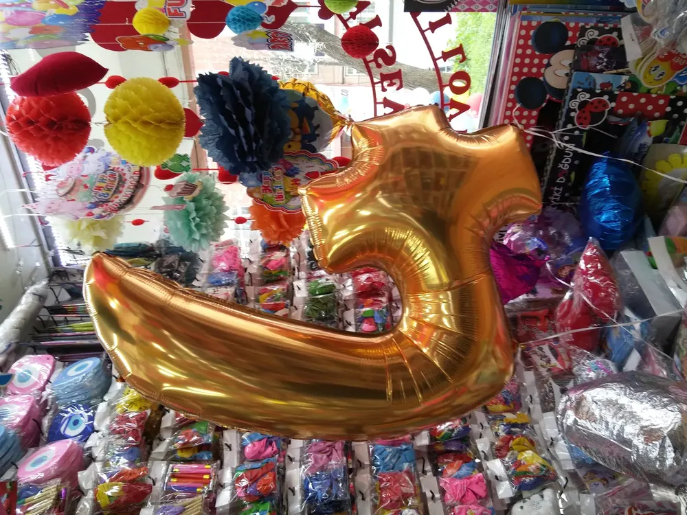 Folyo Harf ve Rakam Balon çalışması — Esin Balon İstanbul