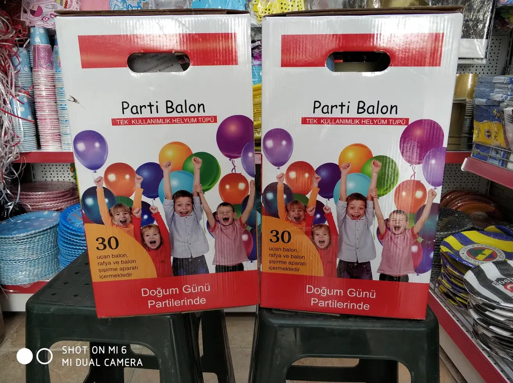Helyum Tüpü ve Fly Tüp örneği, profesyonel kurulum — Esin Balon