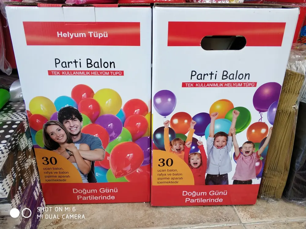 Helyum Tüpü ve Fly Tüp örneği, profesyonel kurulum — Esin Balon