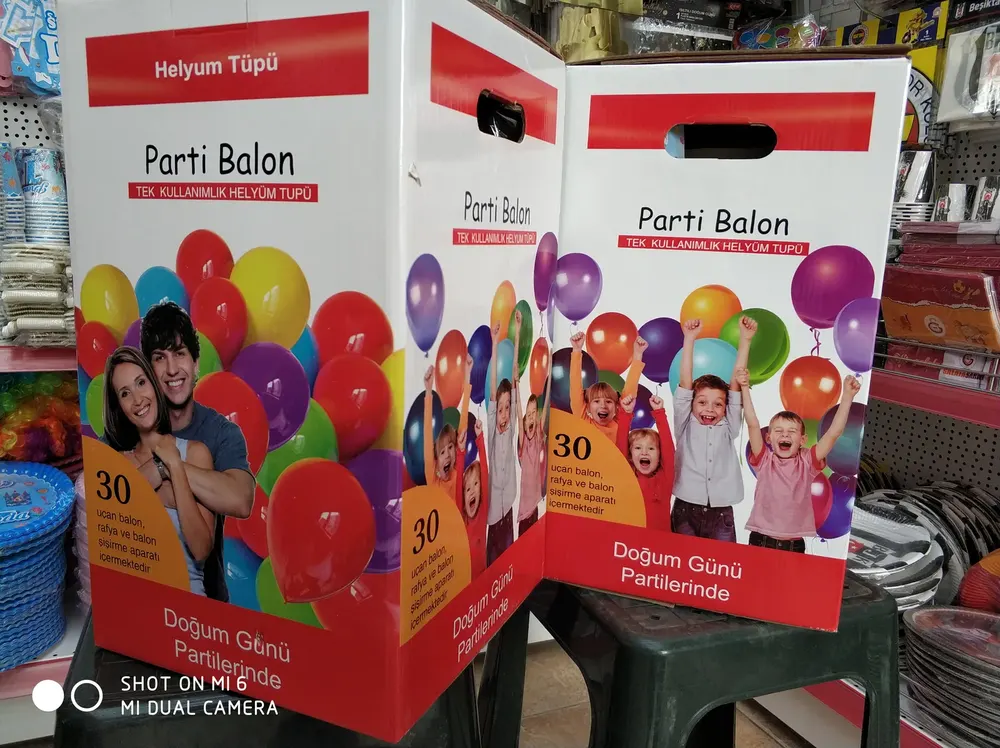 Helyum Tüpü ve Fly Tüp çalışması — Esin Balon İstanbul
