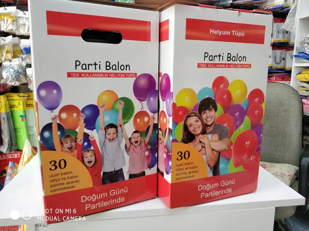 Helyum Tüpü ve Fly Tüp örneği, profesyonel kurulum — Esin Balon
