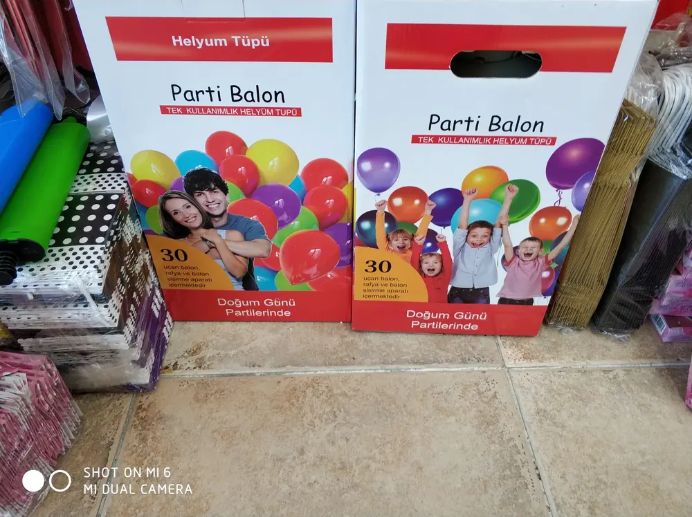Helyum Tüpü ve Fly Tüp örneği, profesyonel kurulum — Esin Balon