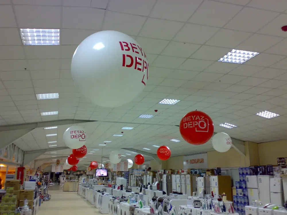 Jumbo Balon örneği, profesyonel kurulum — Esin Balon