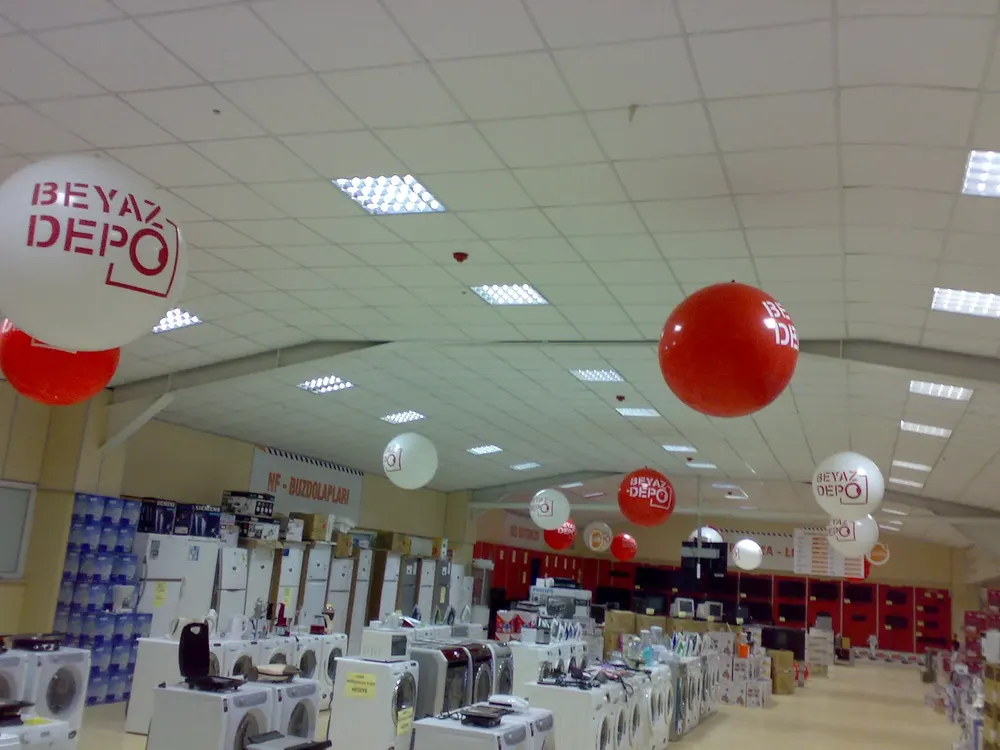 Jumbo Balon örneği, profesyonel kurulum — Esin Balon