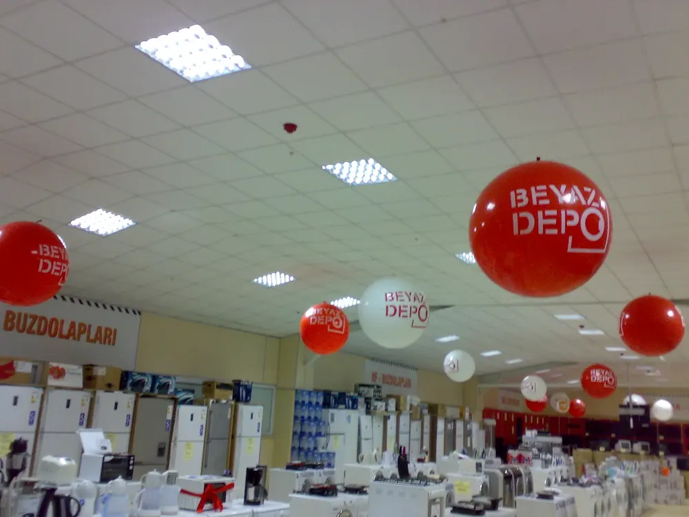Jumbo Balon örneği, profesyonel kurulum — Esin Balon