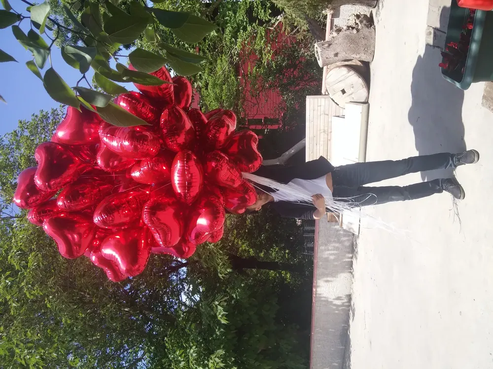 İstanbul kalpli uçan balon uygulaması — Esin Balon organizasyon