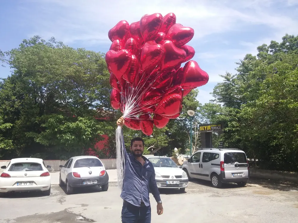 Kalpli Uçan Balon çalışması — Esin Balon İstanbul